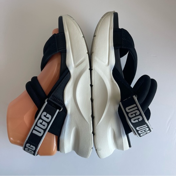 UGG LA Sun Women's Slingback Platform Sandals in Black Womens Size 5 - Picture 5 of 12